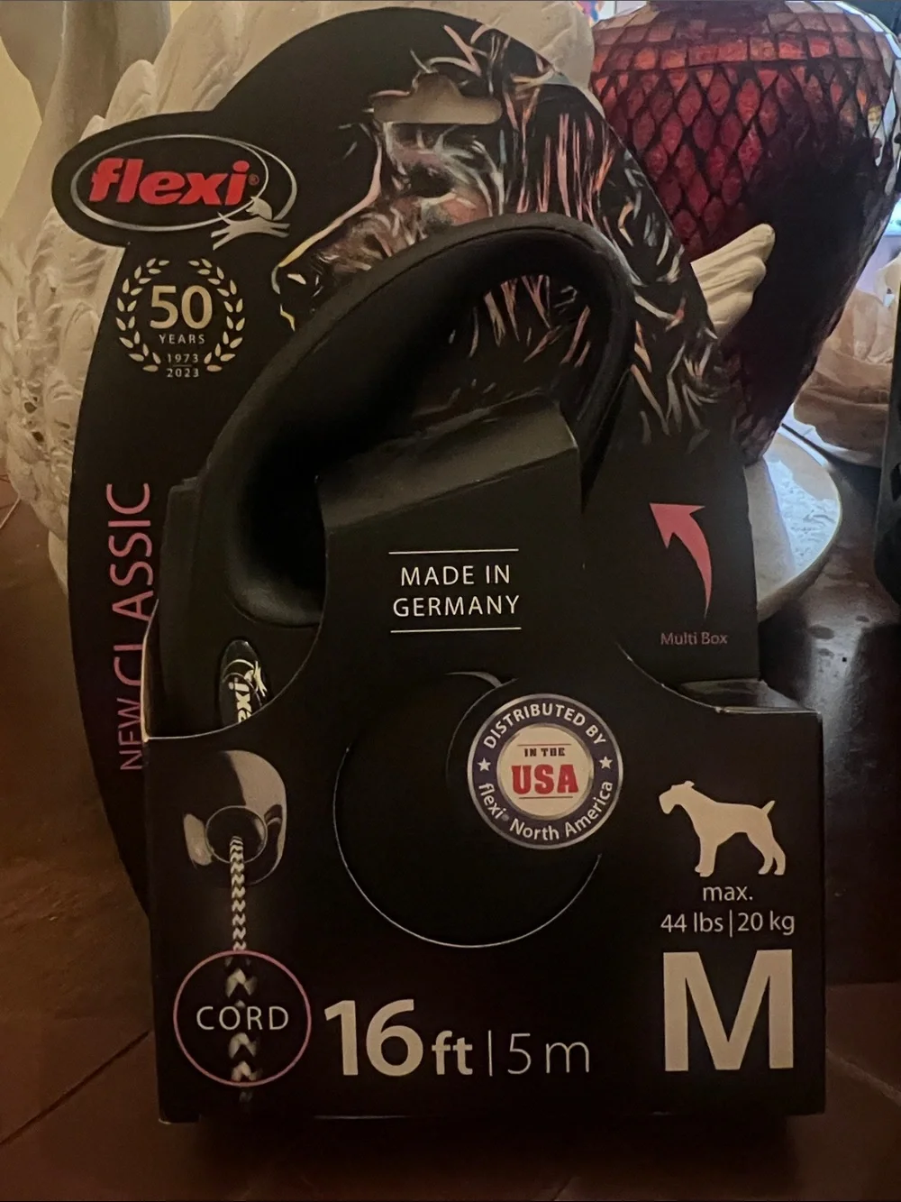 Flexi New Classic Retractable Dog Leash 16 ft | Made in Germany | New